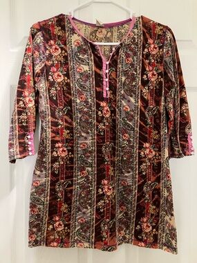 Lucky Brand ladies vintage tunic top